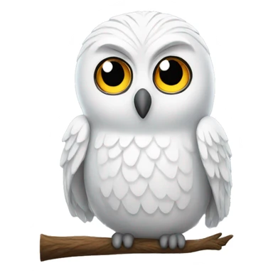 Harry Potter white owl sticker