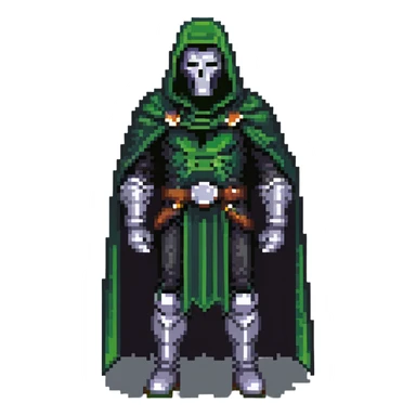 Doctor Doom Marvel villain sticker