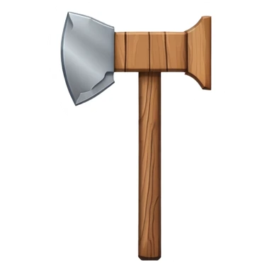 AXE FROM THE MINECRAFT GAME sticker