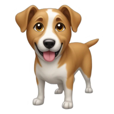 Dog sur une madame  sticker