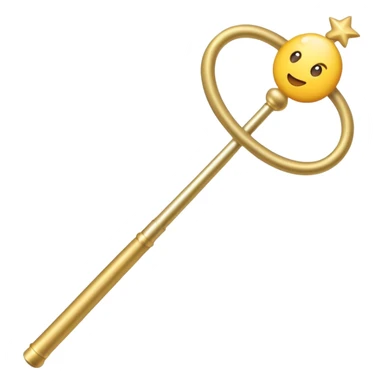 Crea a baton twirling emoji  sticker
