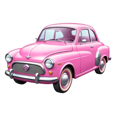 Pink car sticker