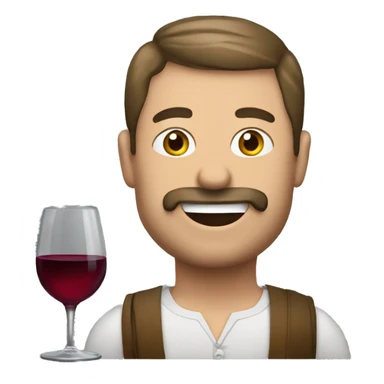 Serbia with wine sticker