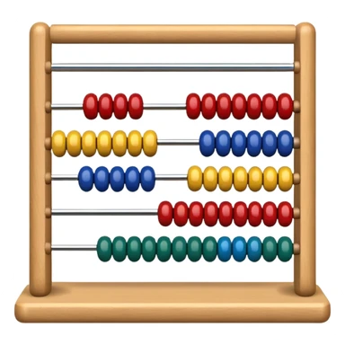 abacus design very different styles. sticker