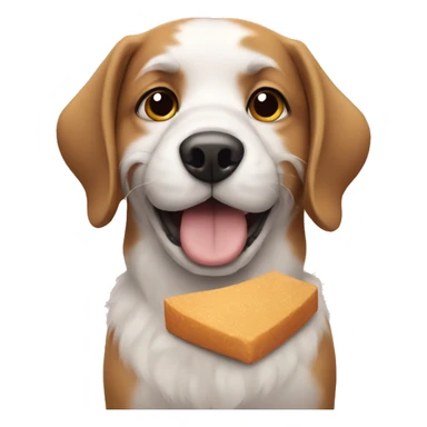 Dog with Food sticker