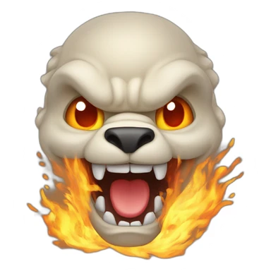 Dracaufeu qui crache du feu sticker