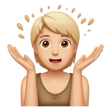 throwing up and relieved sticker