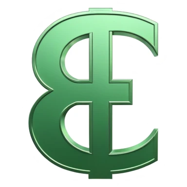 Money symbol, currency, cash, dinheiro, green outline sticker