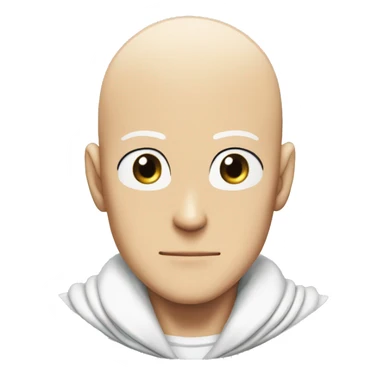saitama from one punch man sticker