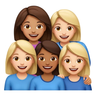 Компанія дівчат 3 sticker