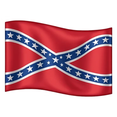 Confederate flag sticker