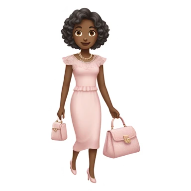 soft pink coquette sticker