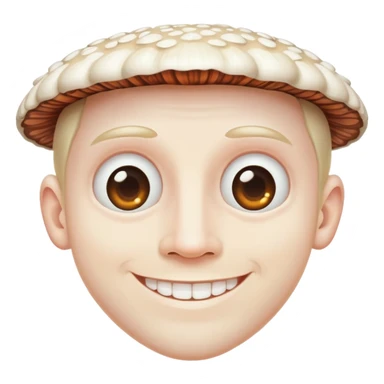 Guy high off shrooms sticker