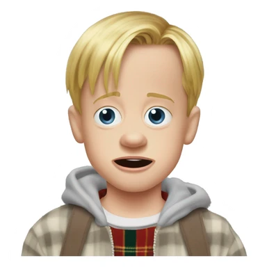macaulay culkin child from Home Alone sticker