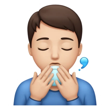 Holding breath sticker