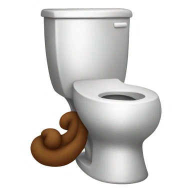 poop in toilet sticker