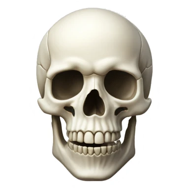 Skull whit physic formulario  sticker