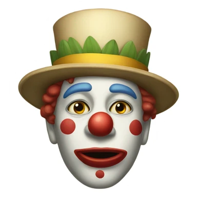 narcissus clown sticker