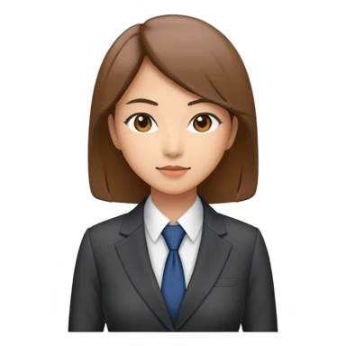 Japanese professional woman in business suit sticker