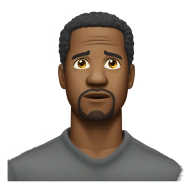 Denzel Washington upset sticker