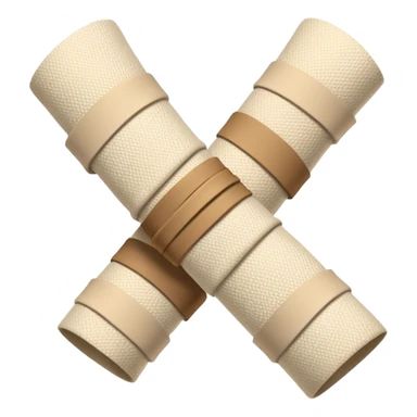 White-beige arm wraps sticker