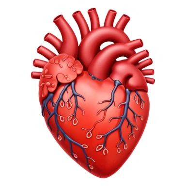 heart with bacteria sticker