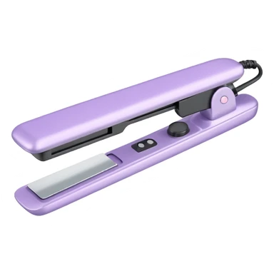 open pastel lilac hair straightener sticker
