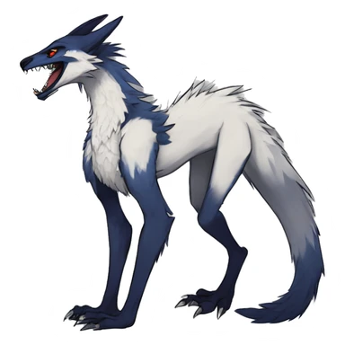 Cool Edgy Modern Vernid-Sergal species by LiLaiRa full body sticker