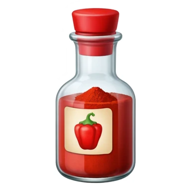 bottle of paprika sticker