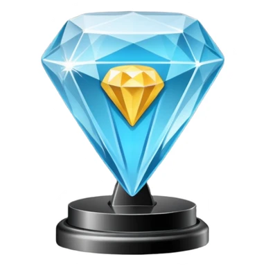 diamond play button sticker