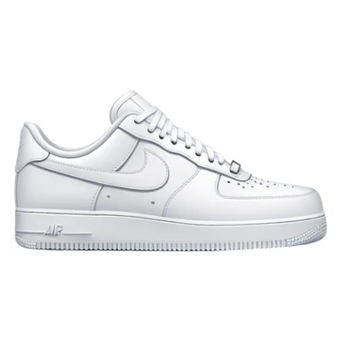 All white air force 1s sticker