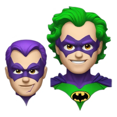 Batman et le joker🃏 sticker