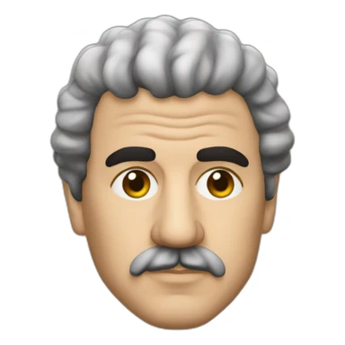 Pablo escobar sniffing farine sticker