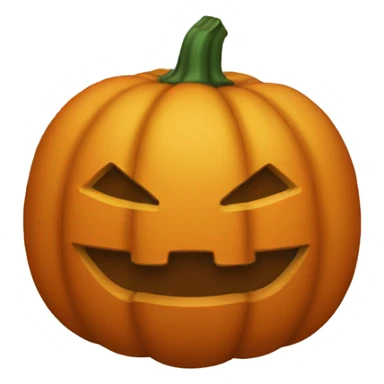 Plain pumpkin sticker