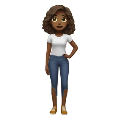 Girl in a field of tulips sticker