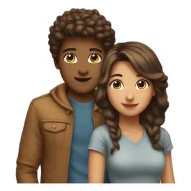 girl boy friendship sticker