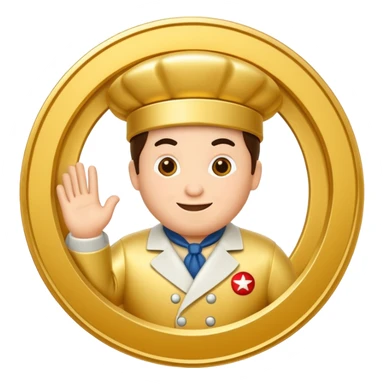 Michelin guide star sticker