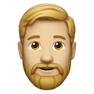 30 year old white man with beard sticker