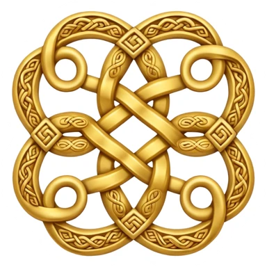 karma symbol of endless knots sticker