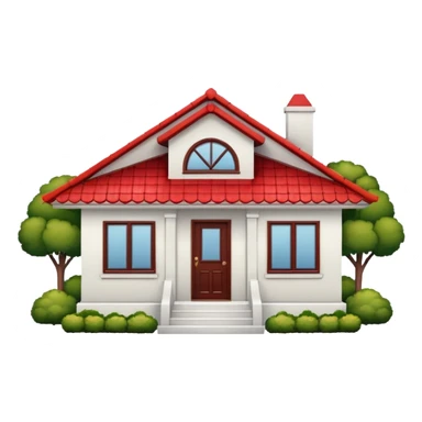 a bungalow house sticker