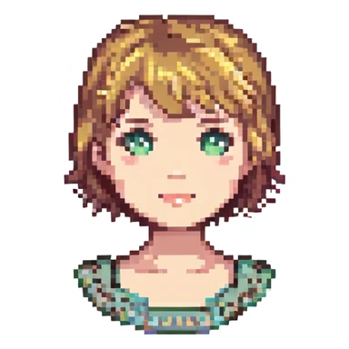 short hairstyle sticker