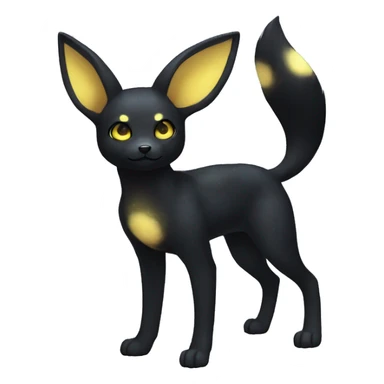 Lunar Nebula Umbreon full body sticker