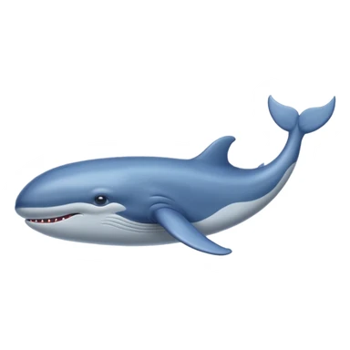 blue whale sticker