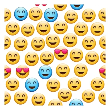 Emojili duvar kağıdı sticker