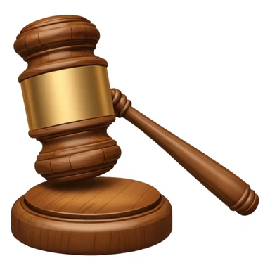 mazo de juez sticker