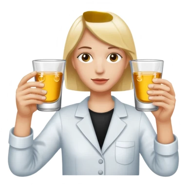 holding hand shot glasses sticker