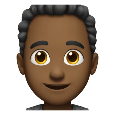 Julian smiling sticker