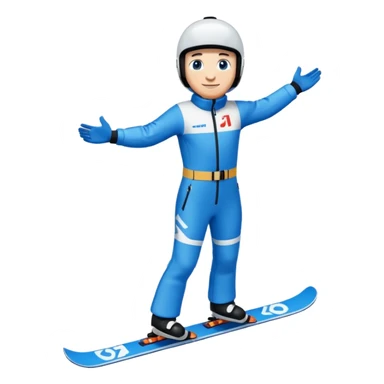 chce motikona skoczka narciarskiego jak w dsj2.pl z gry deluxe ski jump 2  sticker