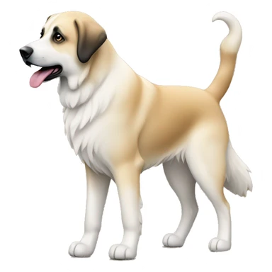 Walking with Anatolian shepherd  sticker