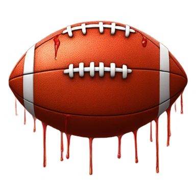 Ketchup on a football sticker